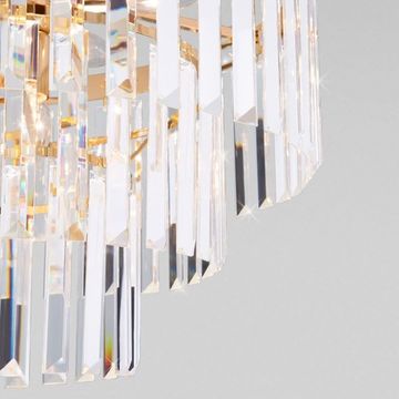 Люстра подвесная 10130/8 золото Elegante Eurosvet