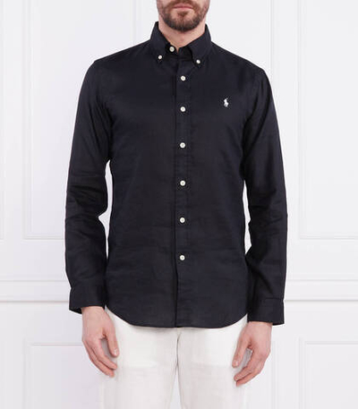 льняная рубашка POLO RALPH LAUREN - черный(710794141)