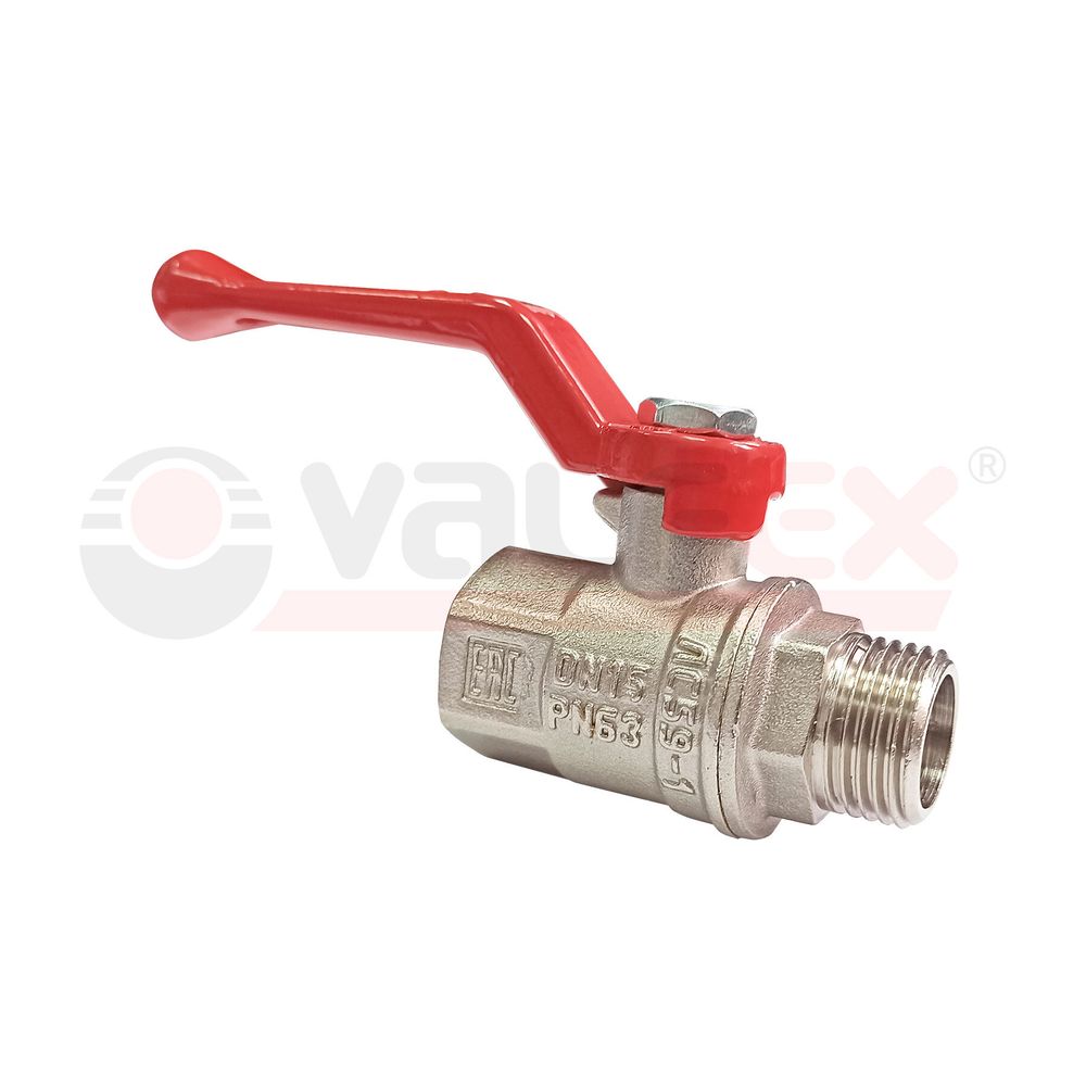Кран шаровый 1/2 в-н ручка VALFEX 11Б27фт1М