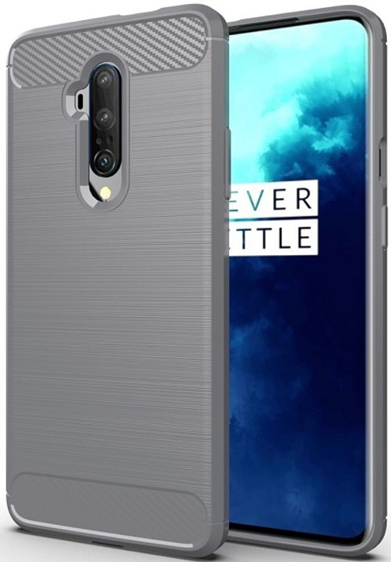 Чехол для OnePlus 7T Pro цвет Gray (серый), серия Carbon от Caseport
