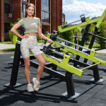 F-2813 Уличный тренажер Становая тяга с переменной нагрузкой ZAVODSPORTA