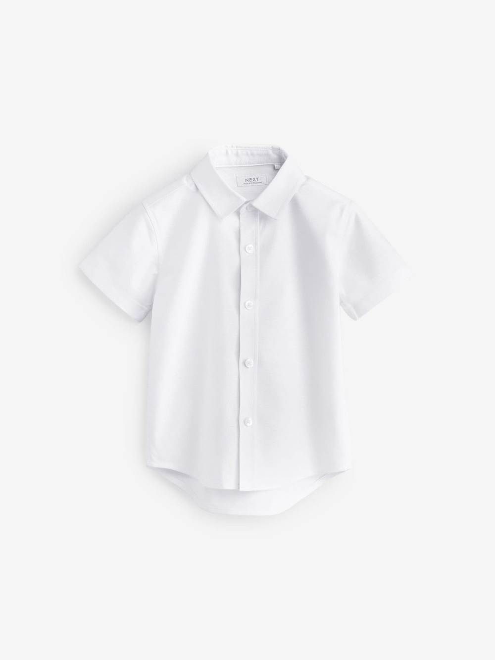 Рубашка с коротким рукавом для мальчика Next E32-648, Белый