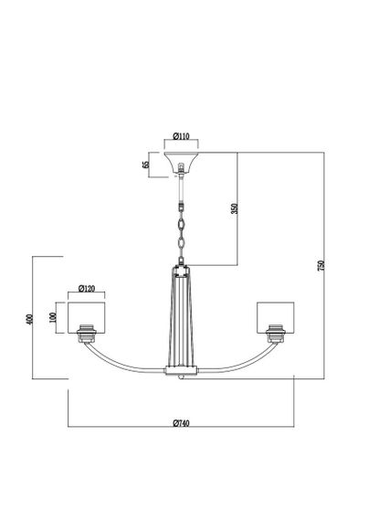 Подвесная люстра Freya Teodora FR5003PL-08B