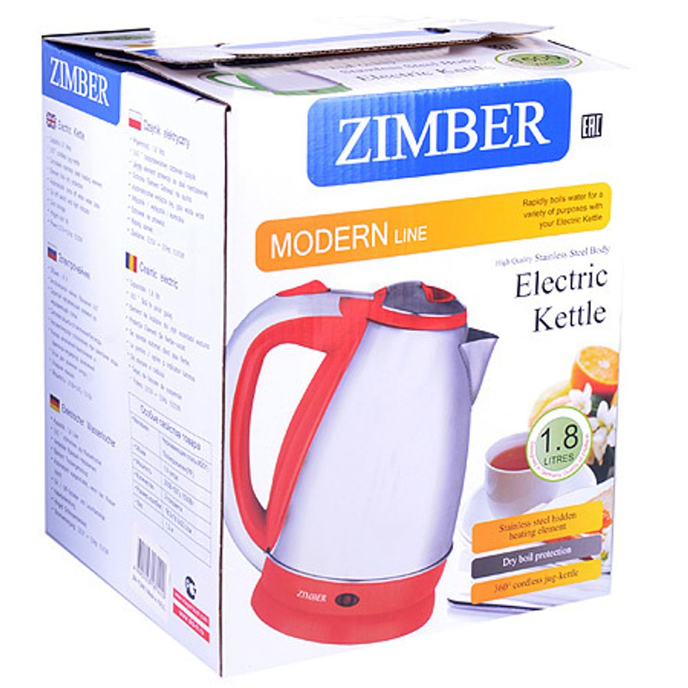 Чайник электрический ZIMBER ZM-11244 1,8 л