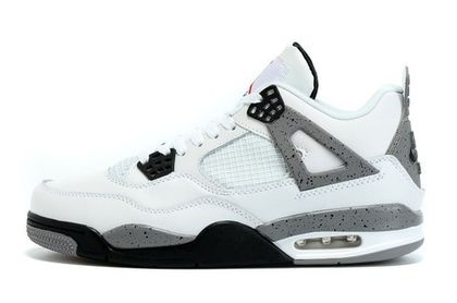 jordan 4 black grey white