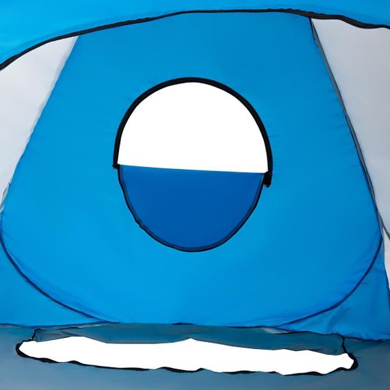 Палатка зимняя PREMIER автомат 2*2 бело-голубая дно на молнии