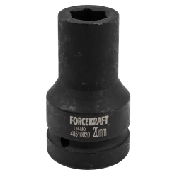 Головка ударная глубокая 1'', 20мм (6гр.) FORCEKRAFT FK-48510020