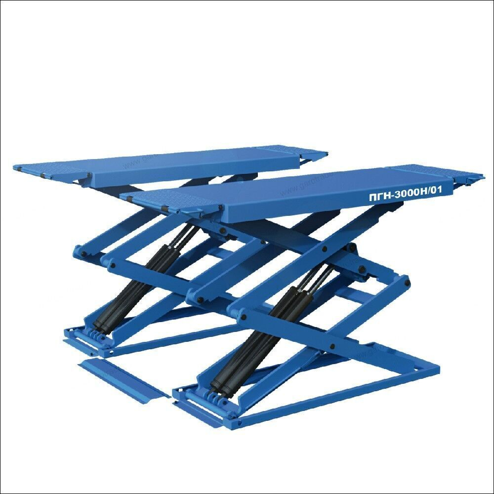 Ножничный подъемник под пороги Sivik г/п 3 т ПГН3000/Н-01