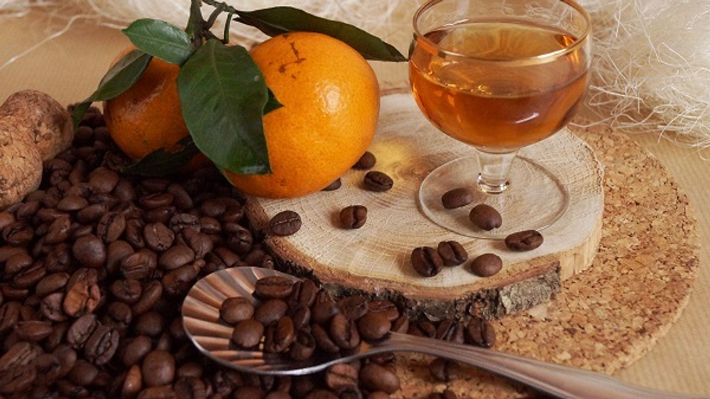 Кофе в зернах ароматизированный Santa Fe Гран Мариньер Арабика 1кг