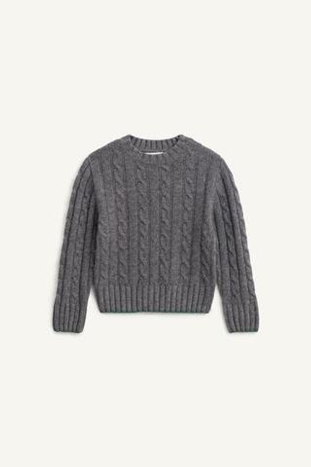 ZARA ВЯЗАНЫЙ СВИТЕР, СЕРЫЙ
