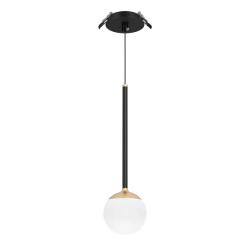 Светильник SP-BEADS-HANG-BUILT-T-R100-8W Warm3000 (BK-GD, 180 deg, 230V) (Arlight, IP20 Металл, 5 лет) 056420