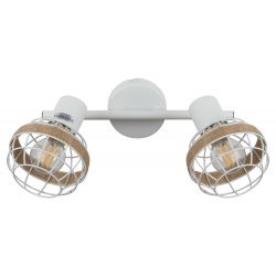 Светильник настенно-потолочный спот Rivoli Anselma 7034-702 2 x E14 40 Вт поворотный