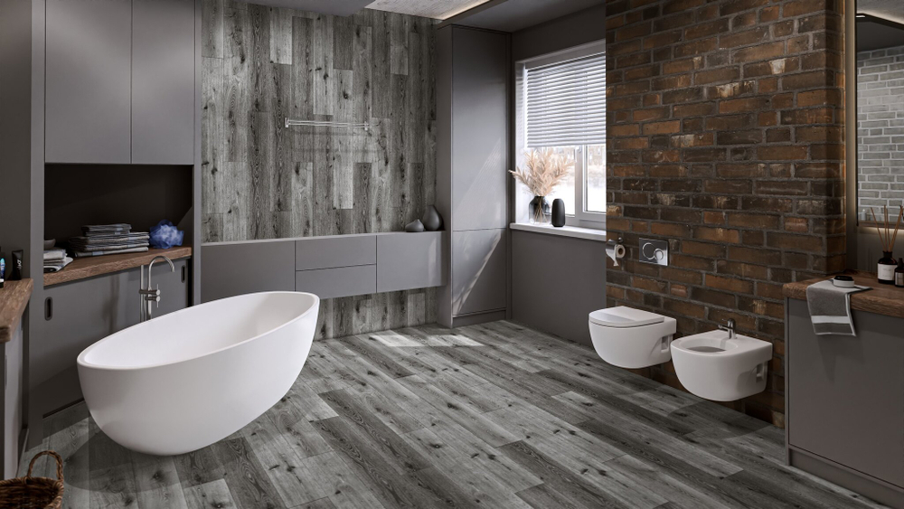 LVT-плитка Damy Floor T7020-23-LVT Дуб Сильвер