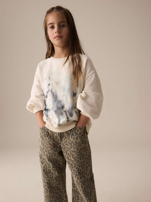 Толстовка для девочки Next E89-331, Кремовый