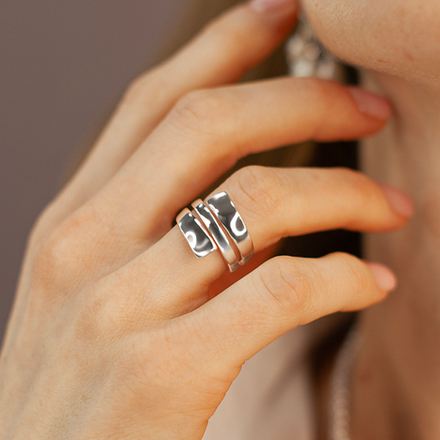 Кольцо Fiore Luna SILVER KBR02748-03