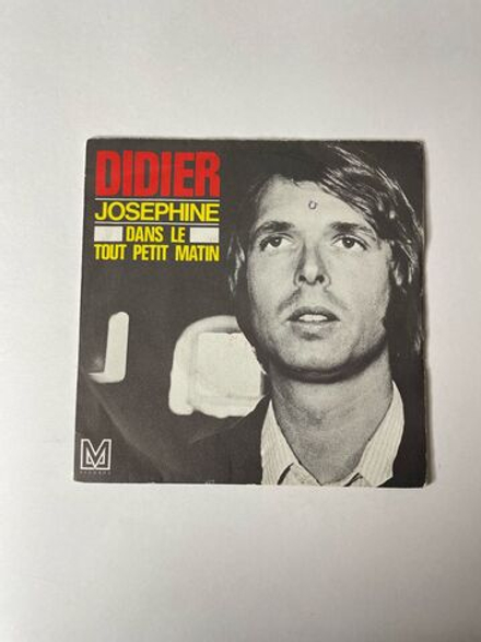 Винтажная виниловая пластинка LP Didier Josephine Dans Le Tout Petit Matin 7 дюймов (France 1975)