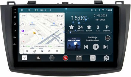 Магнитола для Mazda 3, Axela 2009-2013 - Redpower 034 Android 10, ТОП процессор, 6Гб+128Гб, CarPlay, SIM-слот