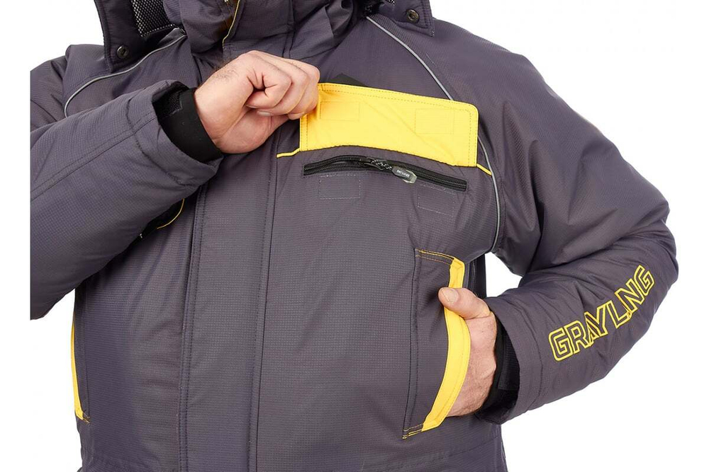 Костюм Grayling "Камчатка 2020", таслан (Серо-желтый)