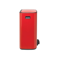 Мусорный бак Bo Pedal Bin 2x30л Brabantia Пламенно-красный