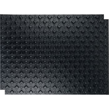 Мат STOUT для теплого пола с бобышками черный 1100х800х20