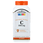 21st Century, витамин C, замедленное высвобождение, 1000 мг, 110 таблеток