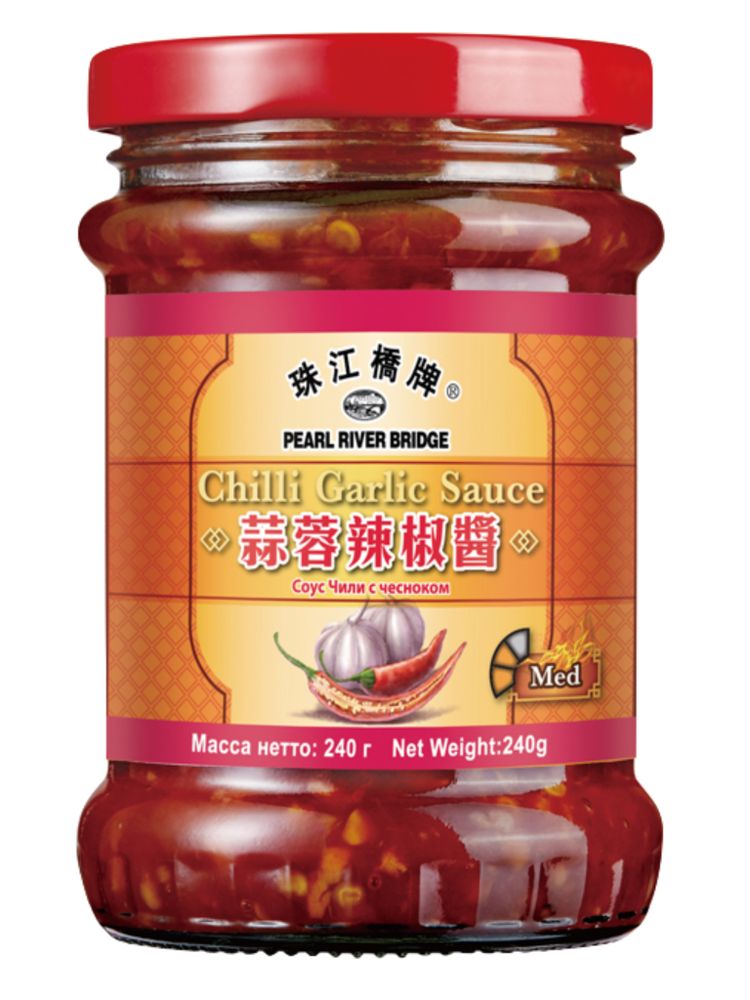 Соус Pearl River Bridge Chili garlic, 240 г