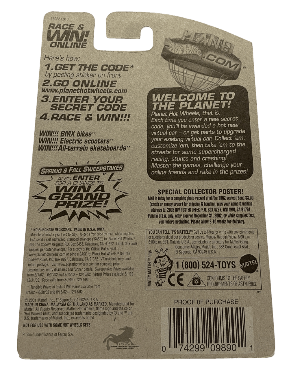 Hot Wheels Ferrari 348 (2002)