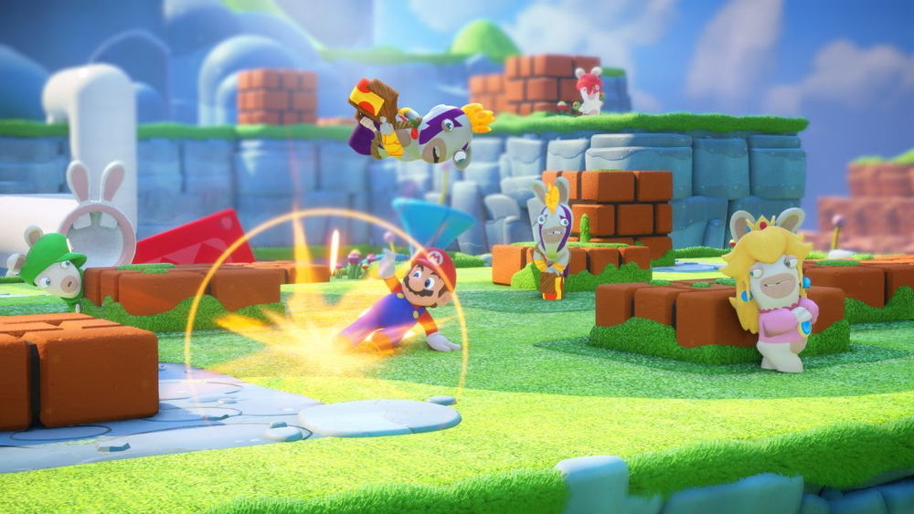 Mario + Rabbids. Kingdom Battle (Битва За Королевство) (картридж для Nintendo Switch, интерфейс и субтитры на русском языке)