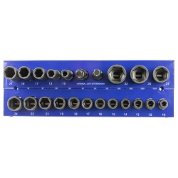 Головки ударные 1/2'', набор 22 пр. (6-гр.) YATAFORCE YF-50221MPB