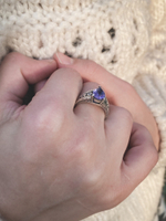 Кольцо ОЗАРЕНИЕ, серебро/аметист