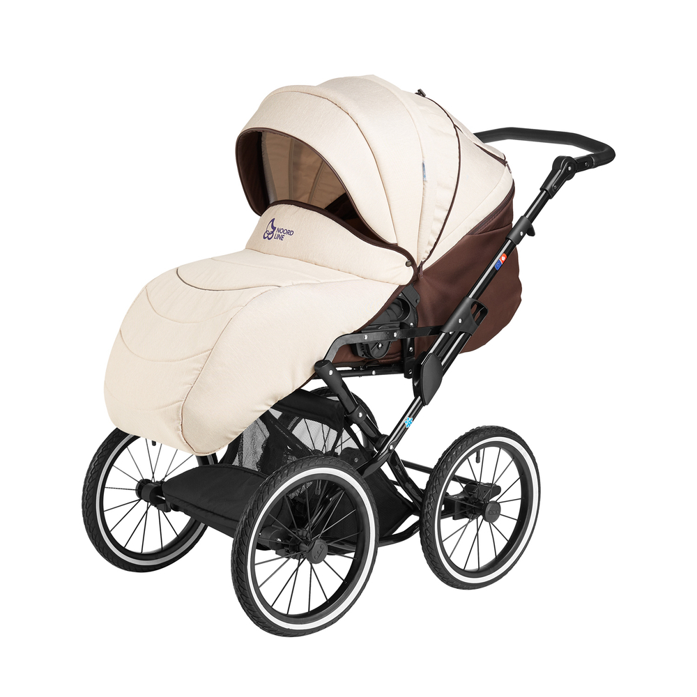 Детская коляска Noordline Beatrice Classic 2 в 1 (Бежевый)