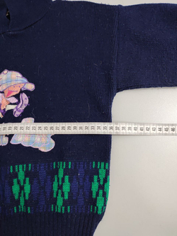 Свитер с принтом на 7-8 лет