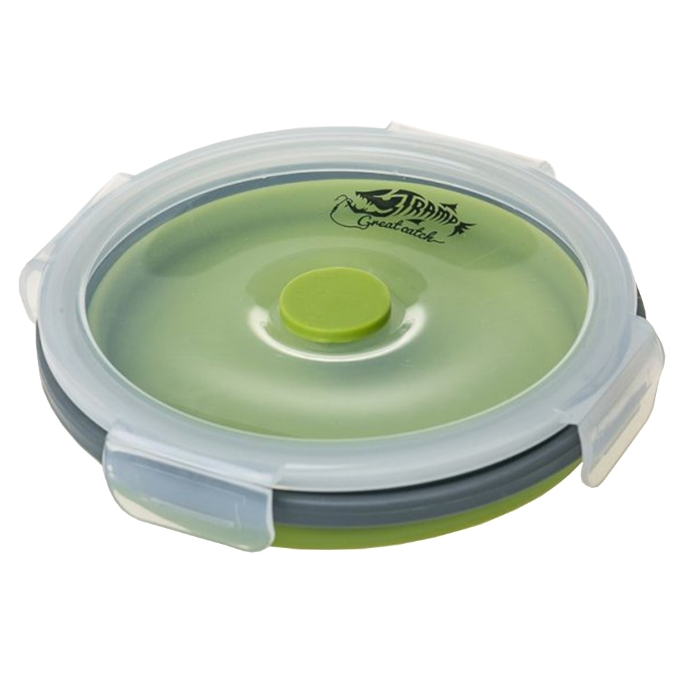 Tramp Контейнер складной с крышкой-защелкой 550 мл, TRC-088, оливковый