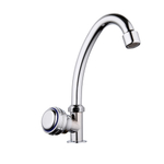 Смеситель для раковины/мойки 1/2 кер F4195 FRAP МОНО (выс.пов.излив, п/гайку, ХРОМ, силумин)