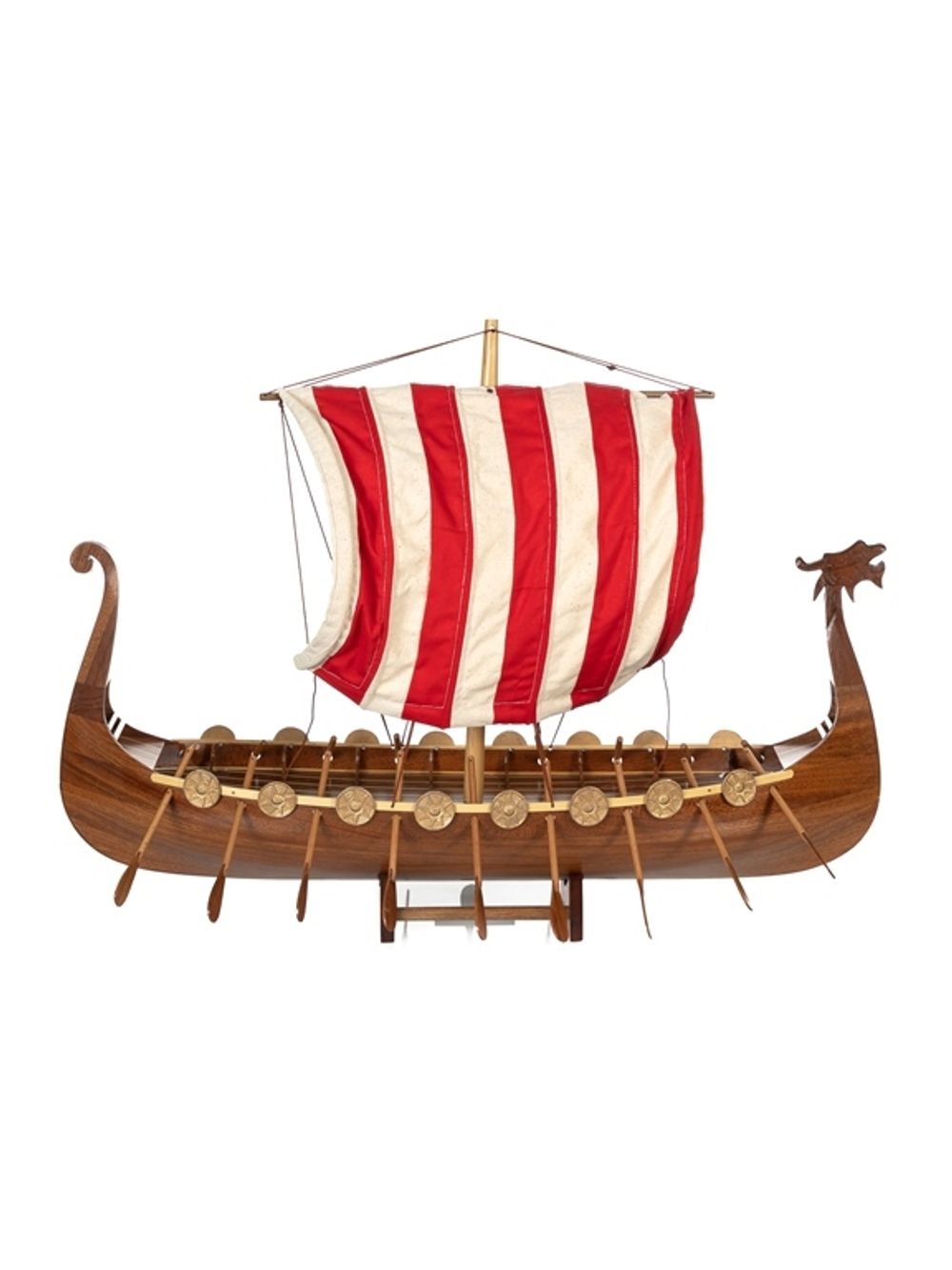 FB011W-60 Корабль викингов Драккар, 60х20х45см