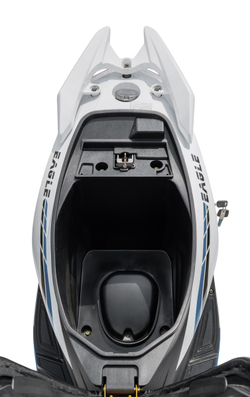 Скутер Regulmoto EAGLE 50 (колёса R12) Белый/синий