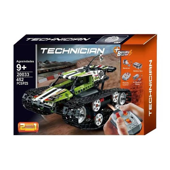 Конструктор Technic вездеход зеленый 2в1 на Р/У 452 детали