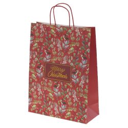 GAEM Пакет подарочный (бумага 210г/м2, блок 12шт), L26 W12 H32 см, 4в.