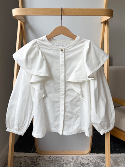 Хлопковая блузка Chloe, 128