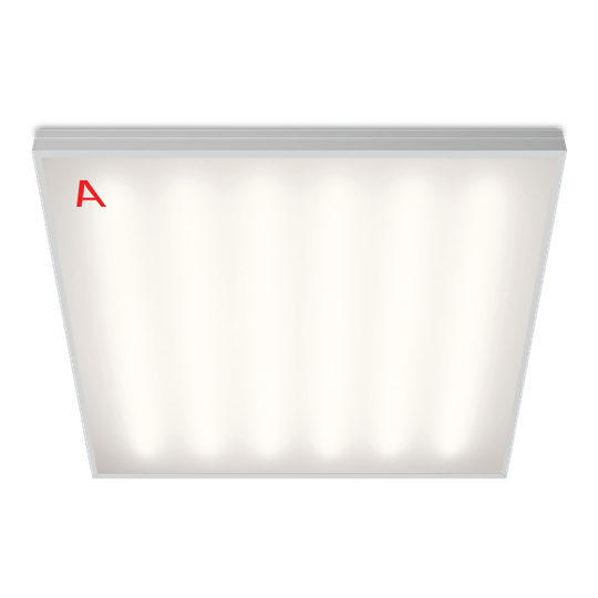 Светильник ОФИС ДВО01-041 с БАП EM1 54Вт 3000К IP40 Матовый 5700лм 595х595х40мм WOLTA PRO