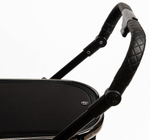 Детская коляска Peppy Tecla 3 в 1 с автокреслом First black Shadow Black Chrome Edition (Черный)
