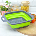 Дуршлаг 28см силиконовый складной №16