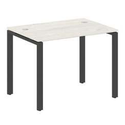 Metal System Стол письменный на П-образном м/к БП.СП-1 Дуб Наварра/Металл Антрацит 1000*720*750