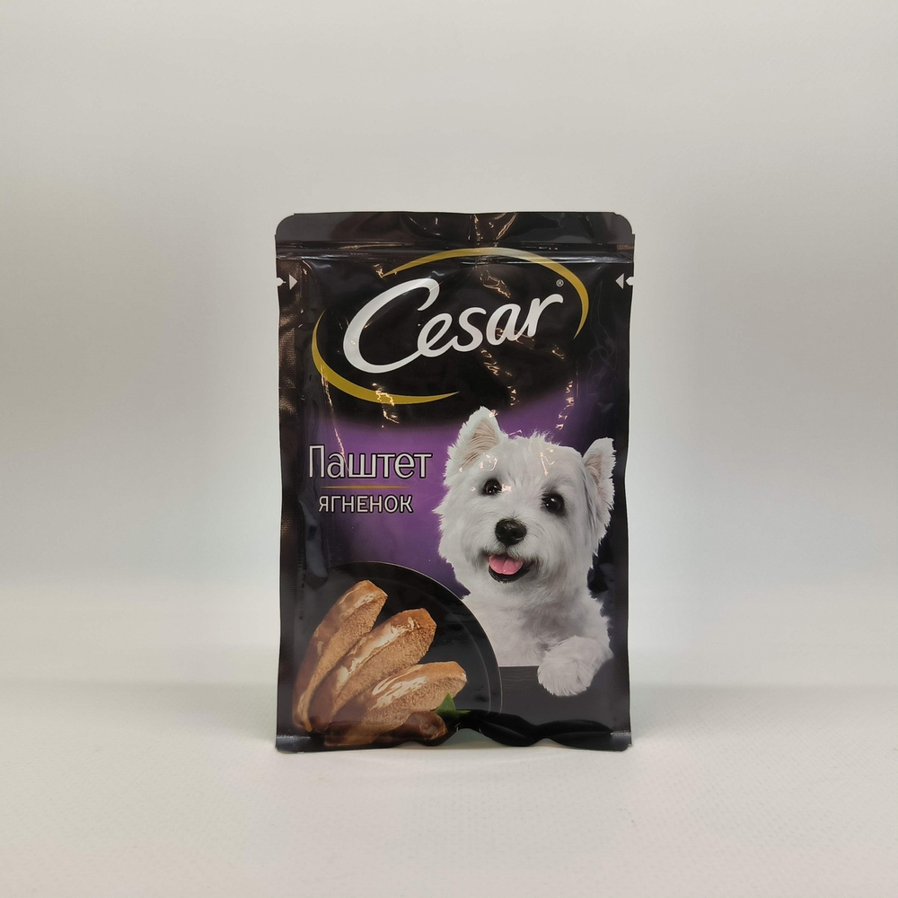 Ягнёнок паштет, 85г влажный корм для собак, Cesar