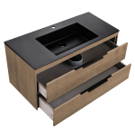 Тумба под раковину Vincea Chiara 2D 1000 подвесная, 2 выкатных ящика soft-close, N.Oak