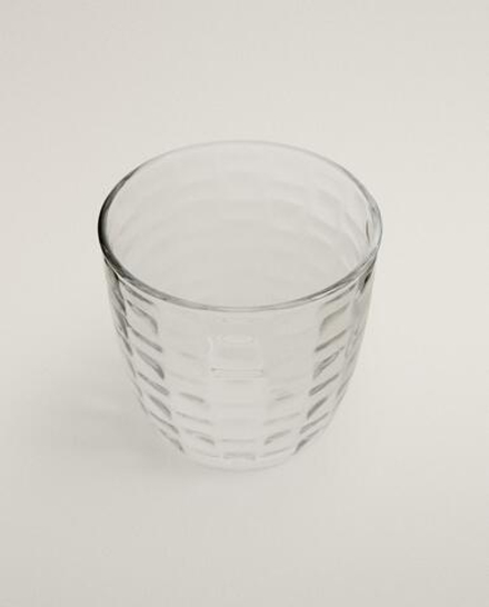 Zara Home стакан из стекла, цвет прозрачный, 8.5 см · 0284/400