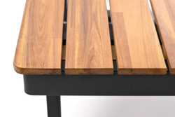 Кофейный стол из алюминия TOPA прямоугольный