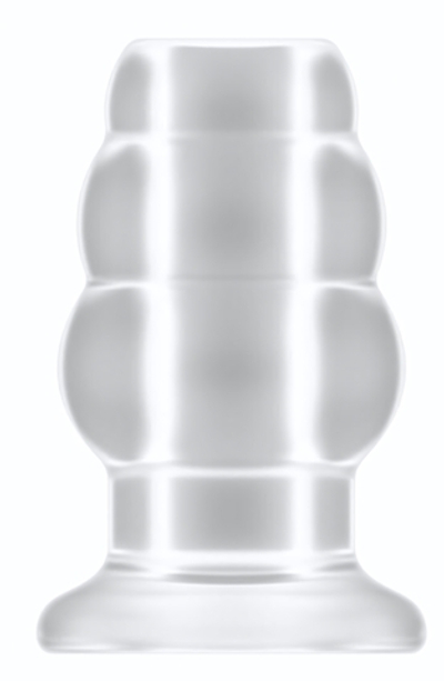 Прозрачная анальная пробка с тоннелем №49 Small Hollow Tunnel Butt Plug 3 Inch - 7,7 см. (Цвет: прозрачный)