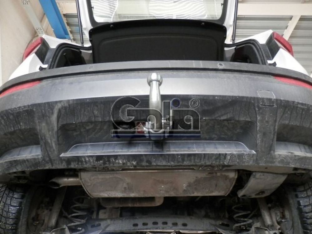 Фаркоп оцинкованный Galia S119C для Skoda Karoq 2018-, Seat Ateca 2016-(паспорт и сертификат в комплекте)(без электрики)
