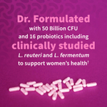Garden of Life, Dr. Formulated Probiotics, пробиотики, одна таблетка в день для женщин, 30 вегетарианских капсул